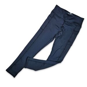 Outland XS/S NEW Leggings Black Full Length High Waisted Pockets Tummy Support